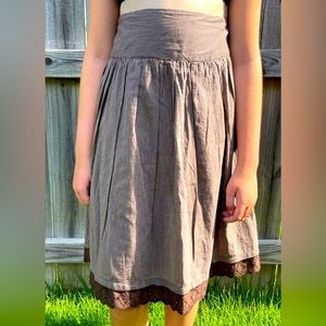 Merona brown skirt